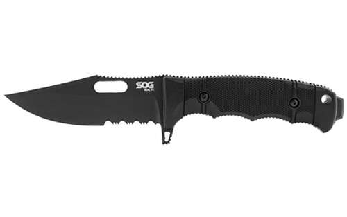 Knives SOG Knives&Tools Seal FX SOG SEAL FX PARTIALLY SRTED 4.3" BLK • Model: Seal FX